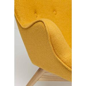 Fauteuil ANGELS WINGS ECO Kare Design jaune