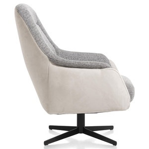 Fauteuil ASTI Henders & Hazel dossier haut combinaison Gp.02 TOBA Gris clair / Gp.03 NUBUCCO Charcoal