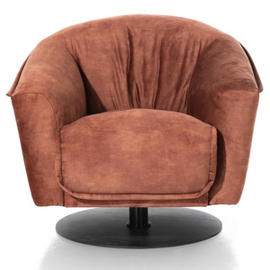Fauteuil avec pied pivotant CLOUD Henders & Hazel Gp.01 KARESE Cuivre