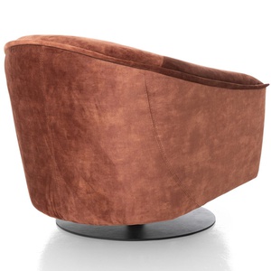 Fauteuil avec pied pivotant CLOUD Henders & Hazel Gp.01 KARESE Cuivre