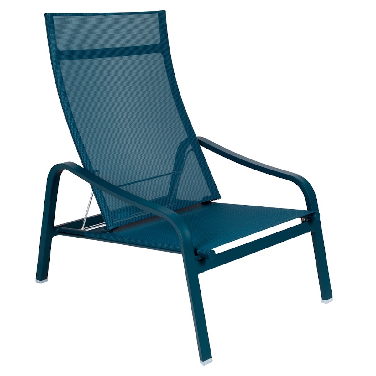 Fauteuil bas ALIZE Fermob stereo bleu acapulco 