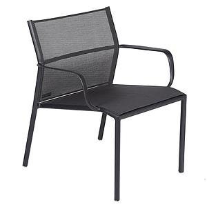 Fauteuil bas CADIZ Fermob gris carbone stereo