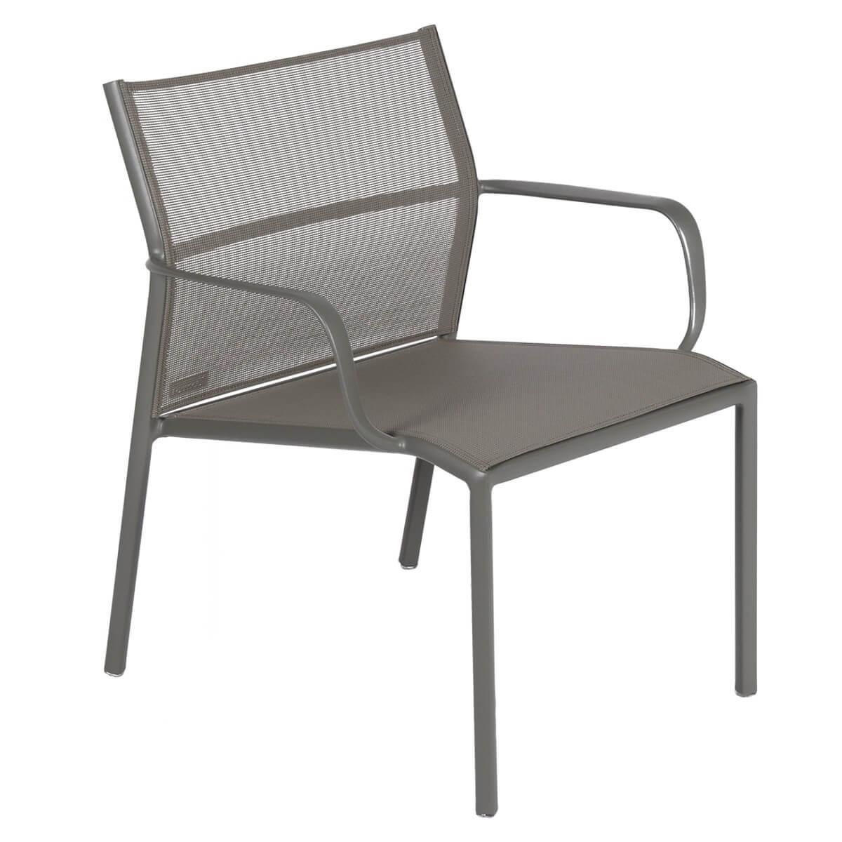 Fauteuil bas CADIZ Fermob romarin stereo