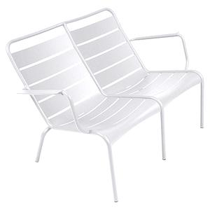 Fauteuil bas duo LUXEMBOURG Fermob Blanc coton