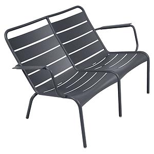 Fauteuil bas duo LUXEMBOURG Fermob Carbone