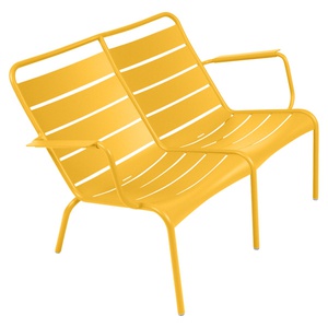 Fauteuil bas duo LUXEMBOURG Fermob miel NEW 