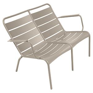 Fauteuil bas duo LUXEMBOURG Fermob Muscade
