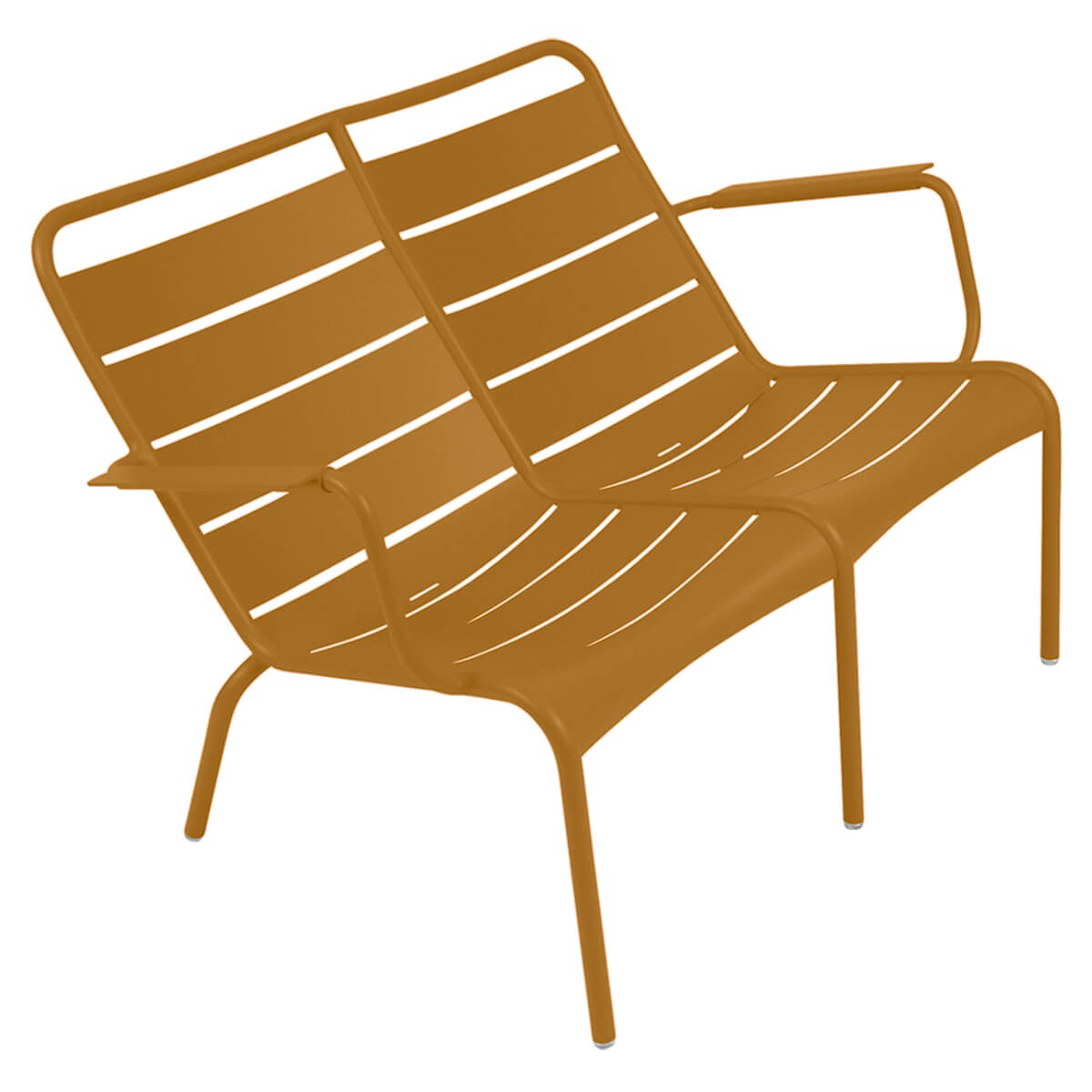 Fauteuil bas duo LUXEMBOURG Fermob pain d'épices 