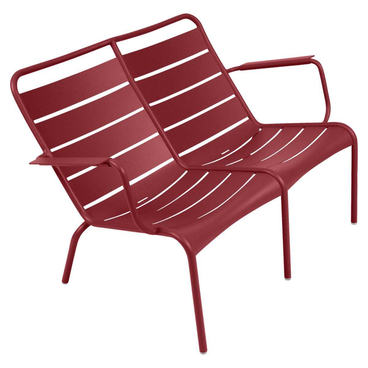 Fauteuil bas duo LUXEMBOURG Fermob Piment