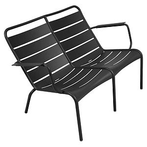 Fauteuil bas duo LUXEMBOURG Fermob réglisse