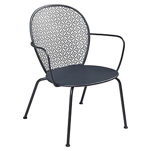 Fauteuil bas LORETTE Fermob carbone