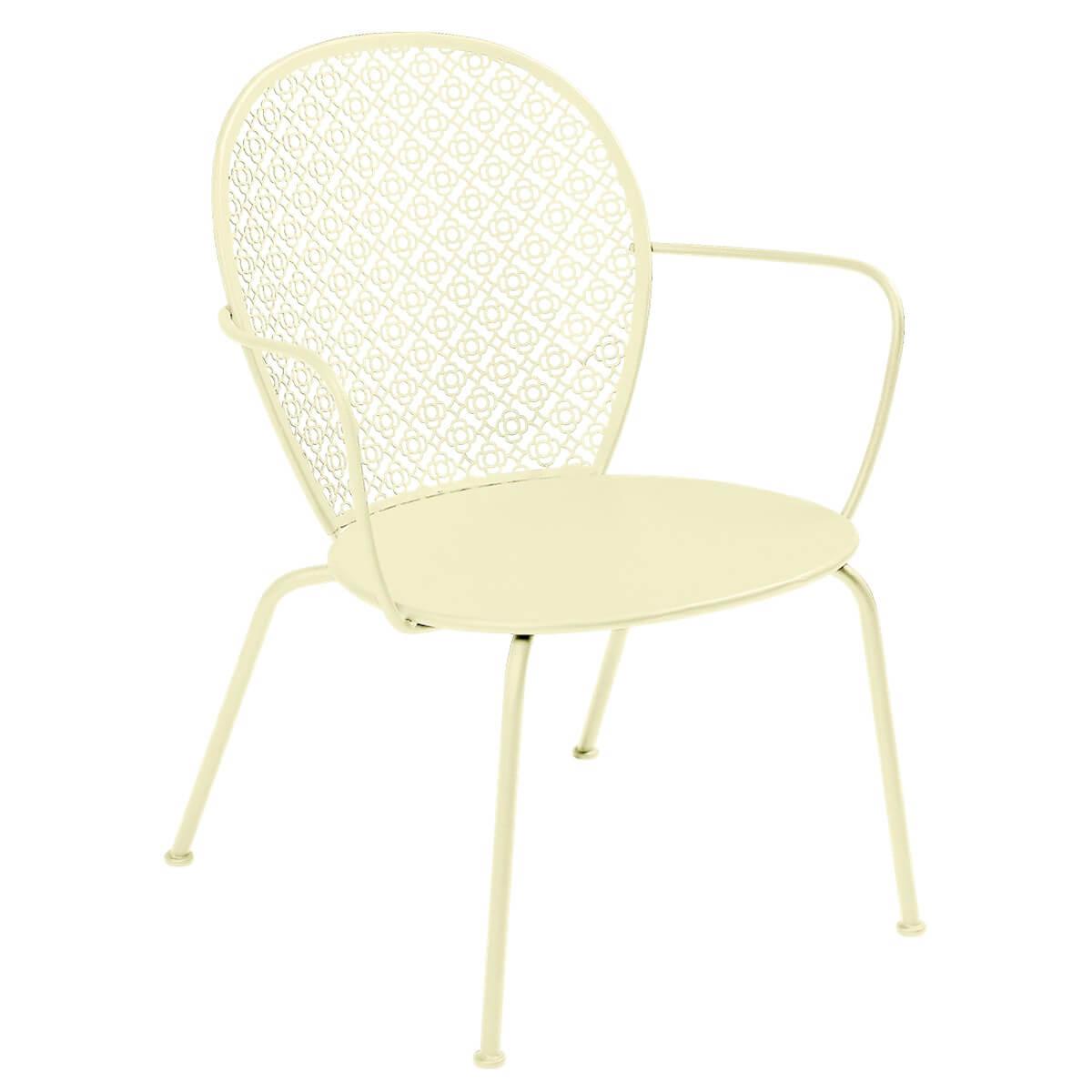 Fauteuil bas LORETTE Fermob citron givré