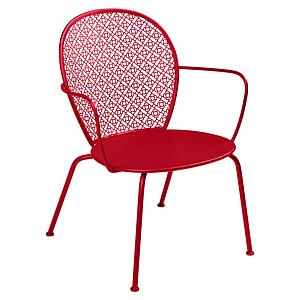 Fauteuil bas LORETTE Fermob piment
