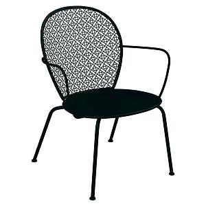 Fauteuil bas LORETTE Fermob réglisse