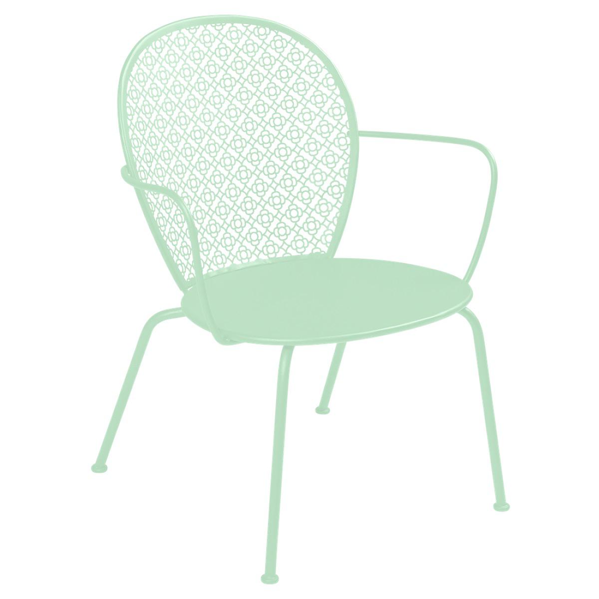 Fauteuil bas LORETTE Fermob vert opaline