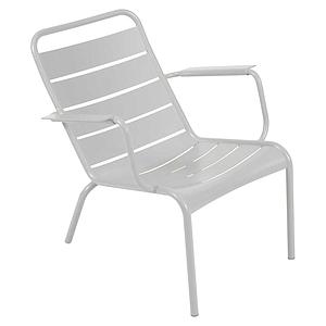 Fauteuil bas LUXEMBOURG Fermob Gris métal