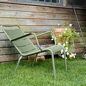 Fauteuil bas LUXEMBOURG Fermob menthe glaciale