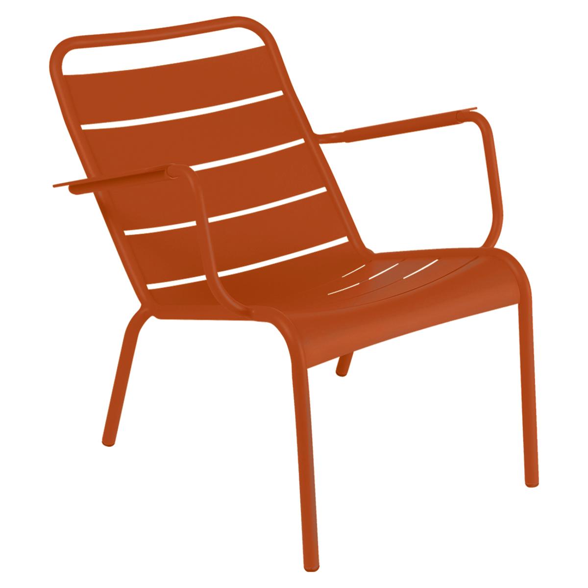 Fauteuil bas LUXEMBOURG Fermob orange confite