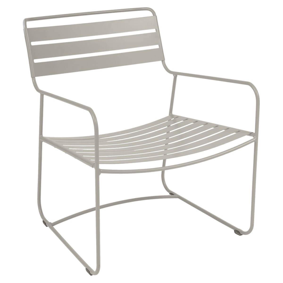 Fauteuil bas SURPRISING Fermob gris argile