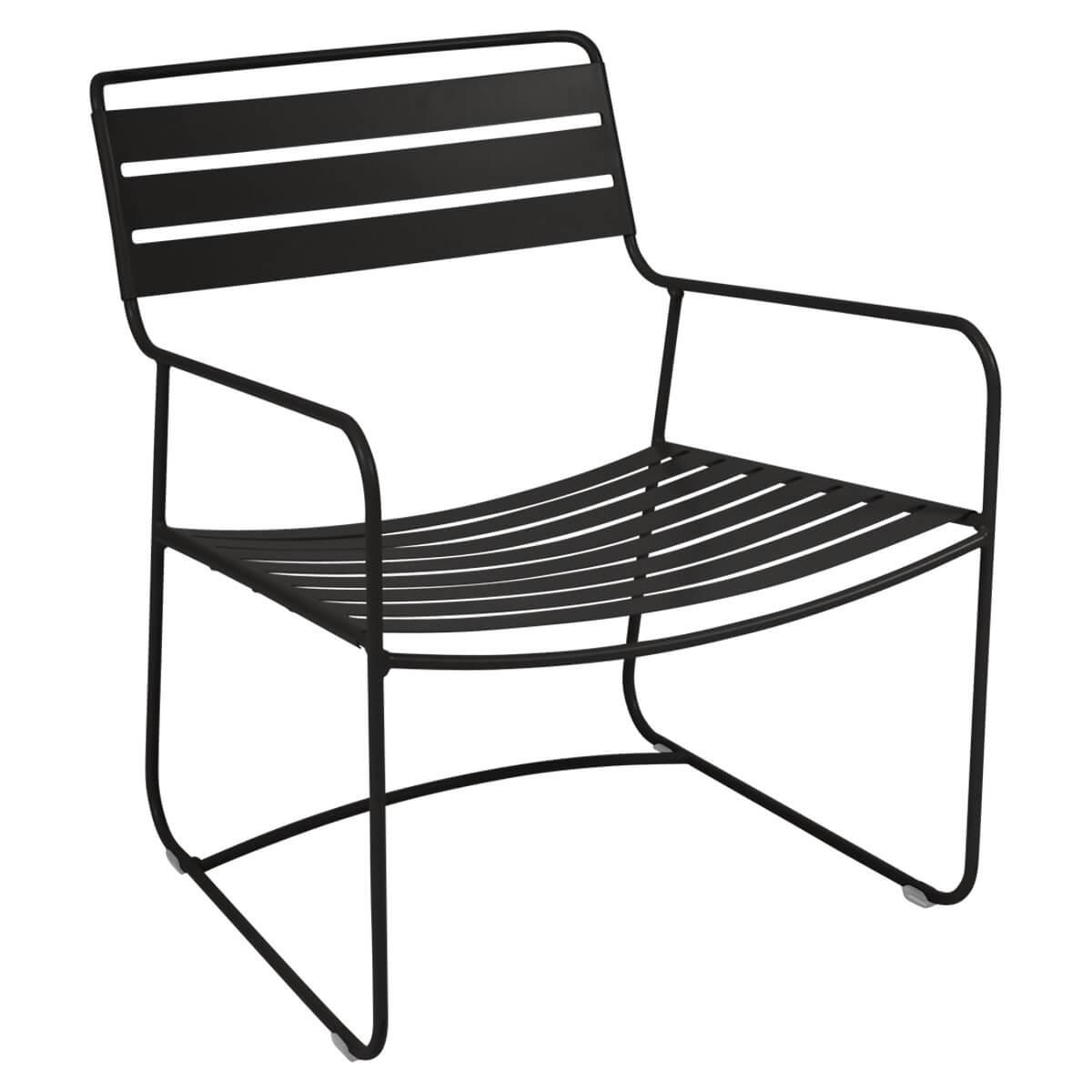 Fauteuil bas SURPRISING Fermob Noir réglisse