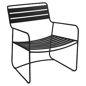 Fauteuil bas SURPRISING Fermob Noir réglisse