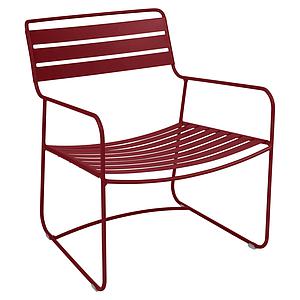 Fauteuil bas SURPRISING Fermob Rouge piment