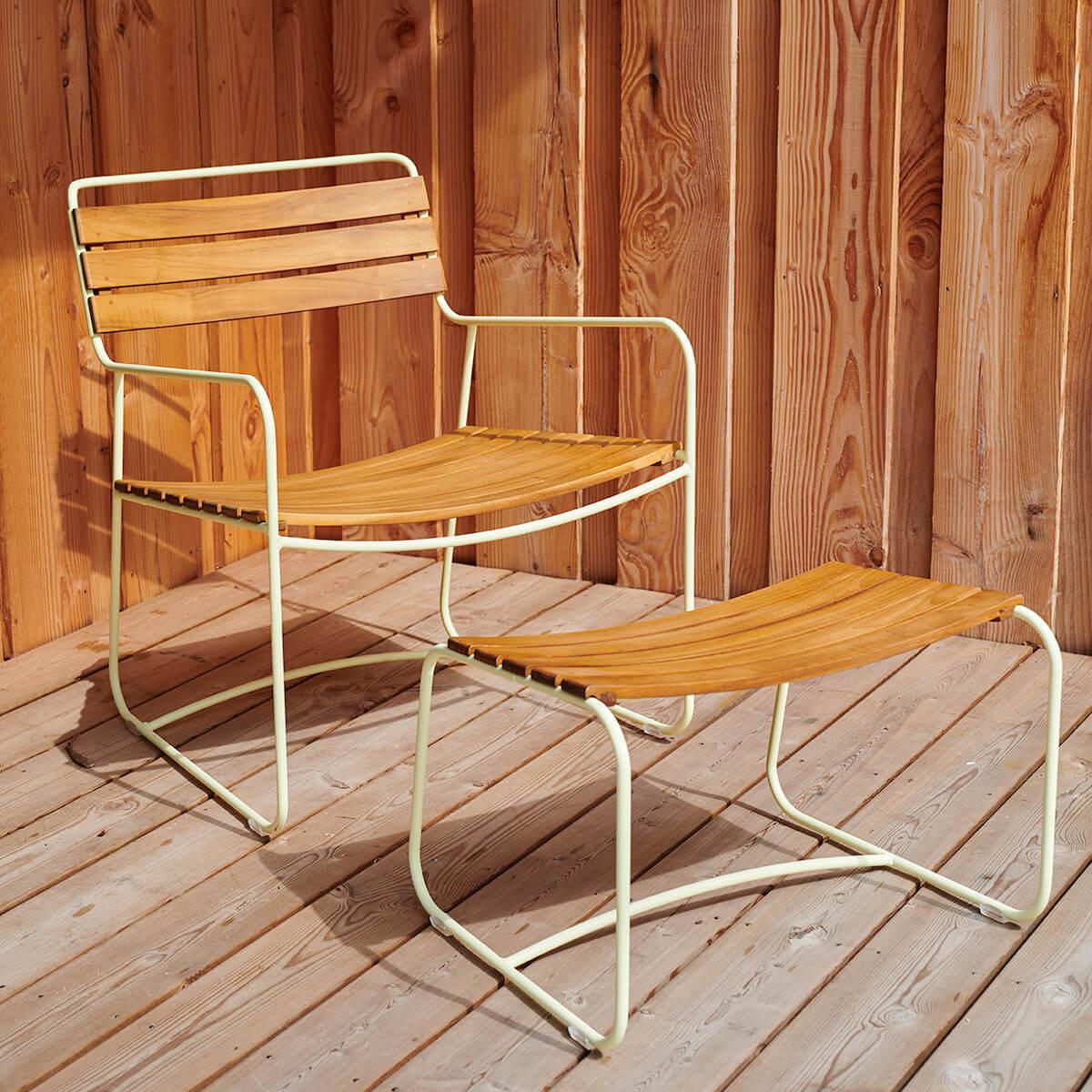 Fauteuil bas SURPRISING TEK Fermob gris métal