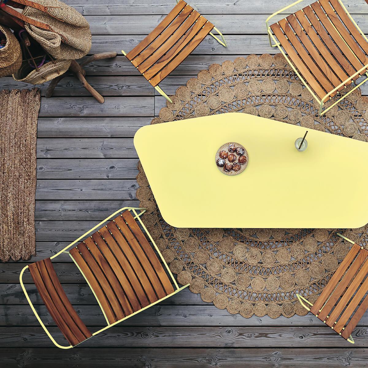 Fauteuil bas SURPRISING TEK Fermob gris métal