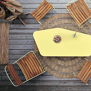 Fauteuil bas SURPRISING TEK Fermob gris métal