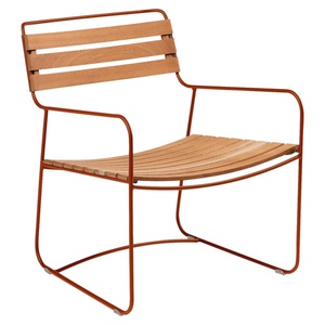 Fauteuil bas SURPRISING TEK Fermob orange confite