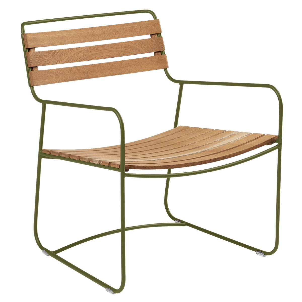 Fauteuil bas SURPRISING TEK Fermob vert pesto