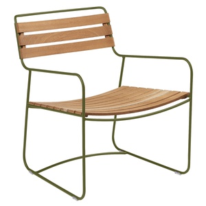 Fauteuil bas SURPRISING TEK Fermob vert pesto