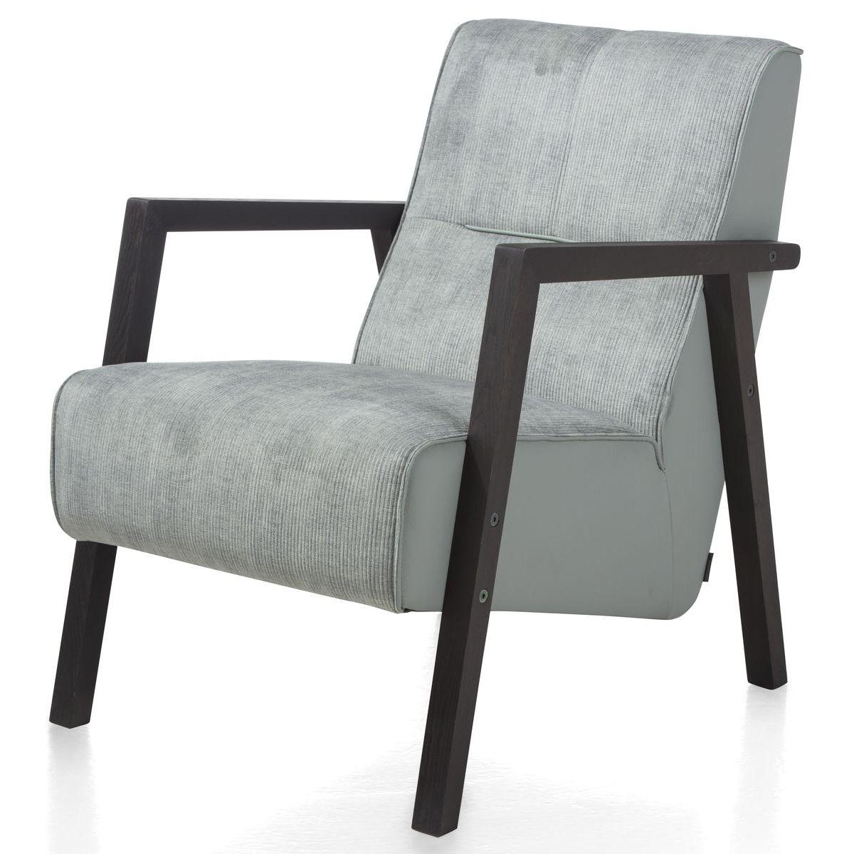 Fauteuil BUENO noir-monta menthe