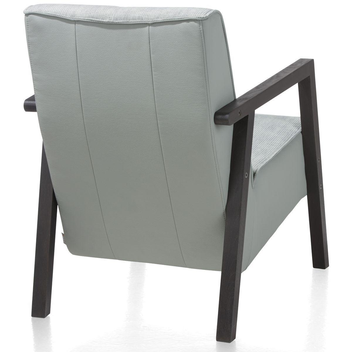 Fauteuil BUENO noir-monta menthe