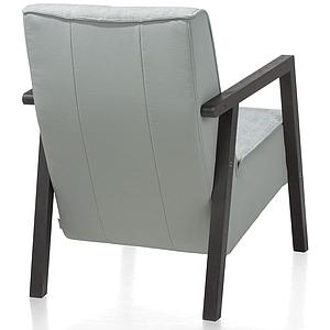Fauteuil BUENO noir-monta menthe