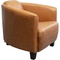 Fauteuil CIGAR LOUNGE Kare Design cuir marron clair