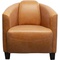 Fauteuil CIGAR LOUNGE Kare Design cuir marron clair