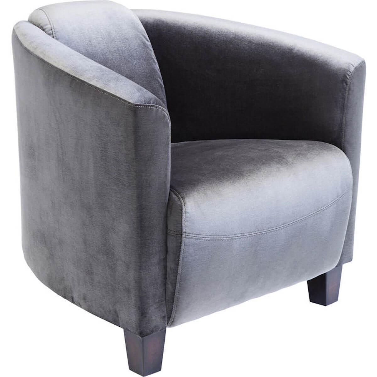 Fauteuil CIGAR LOUNGE Kare Design gris
