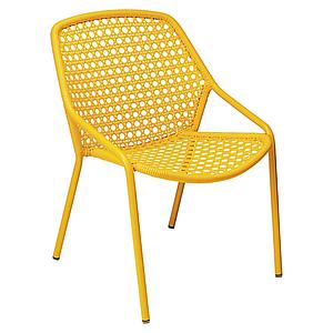 Fauteuil CROISETTE Fermob jaune miel