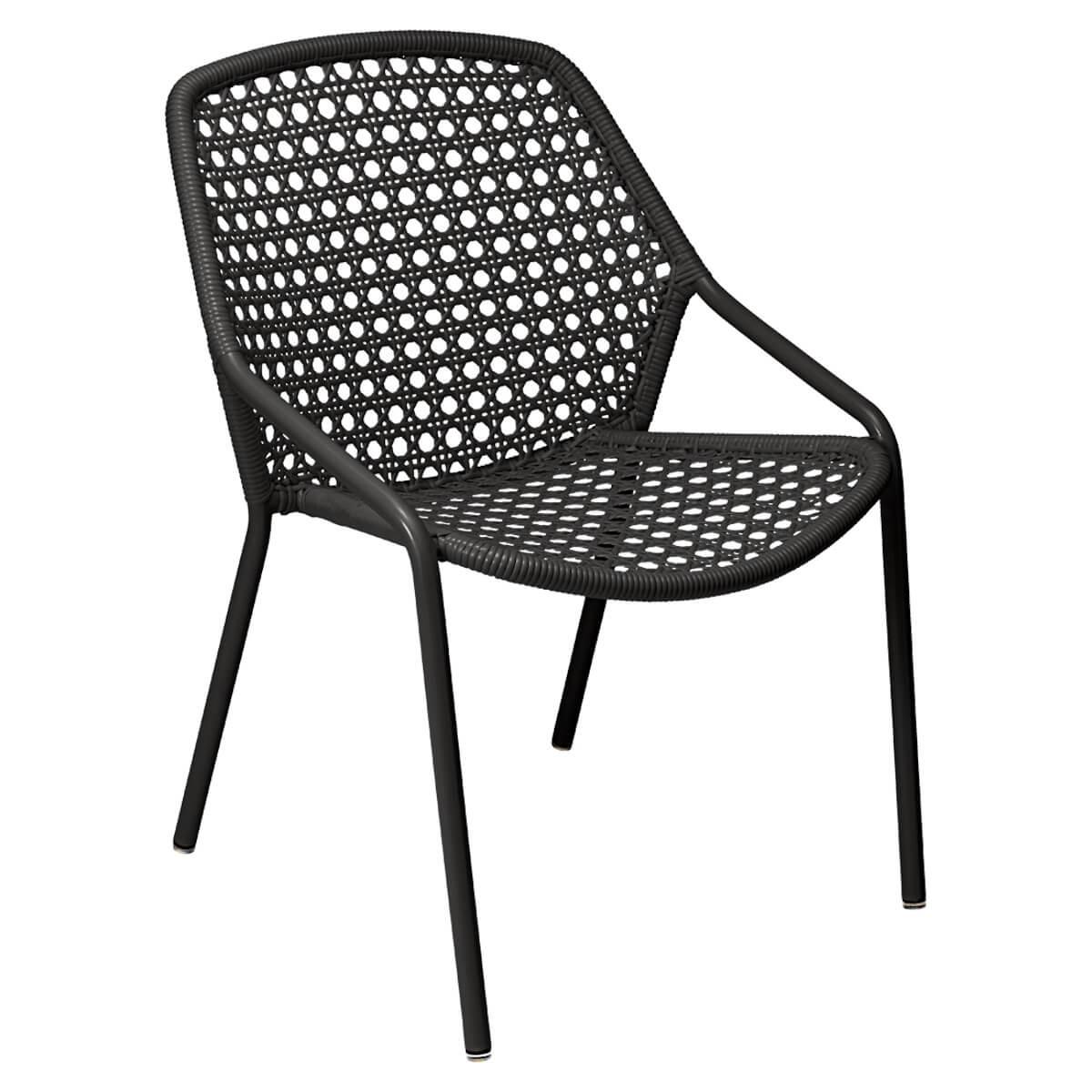 Fauteuil CROISETTE Fermob noir réglisse