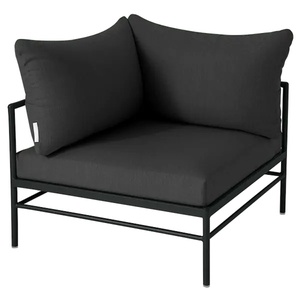 Fauteuil d'angle RIVAGE Vlaemynck basalte/gris nuit