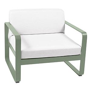 Fauteuil de jardin BELLEVIE Fermob cactus-blanc grisé