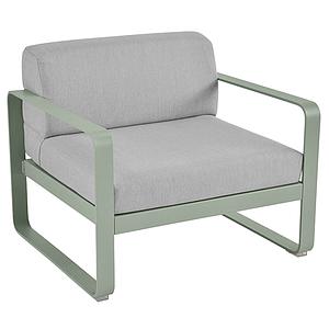 Fauteuil de jardin BELLEVIE Fermob cactus-gris flanelle