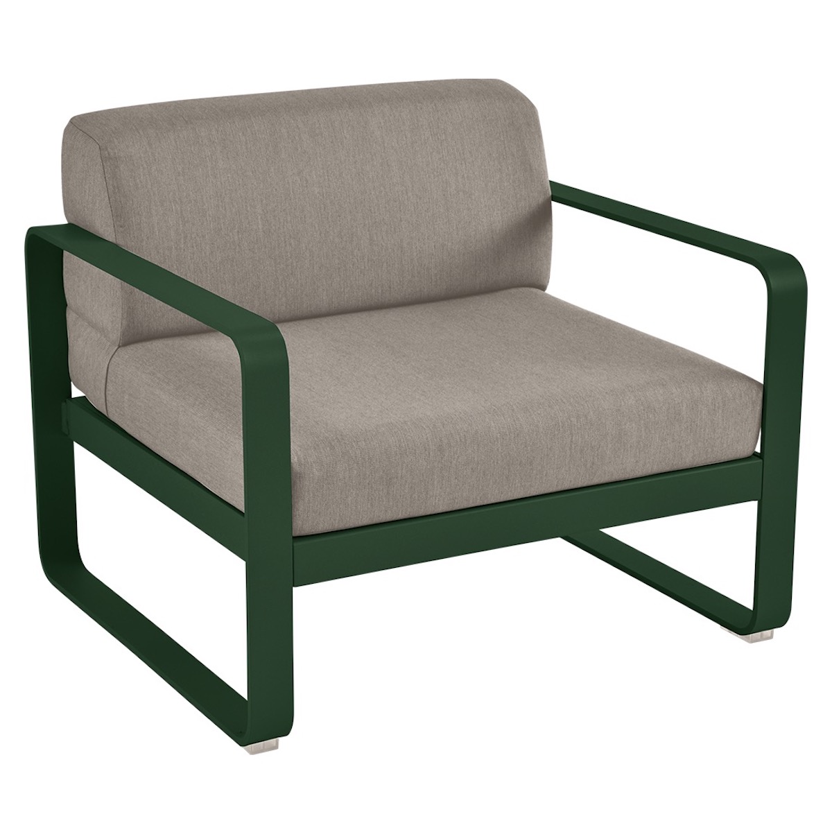 Fauteuil de jardin BELLEVIE Fermob cèdre-taupe grisé