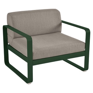 Fauteuil de jardin BELLEVIE Fermob cèdre-taupe grisé