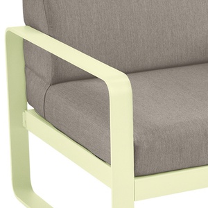 Fauteuil de jardin BELLEVIE Fermob citron givré-taupe grisé