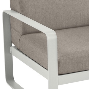 Fauteuil de jardin BELLEVIE Fermob gris argile-taupe grisé