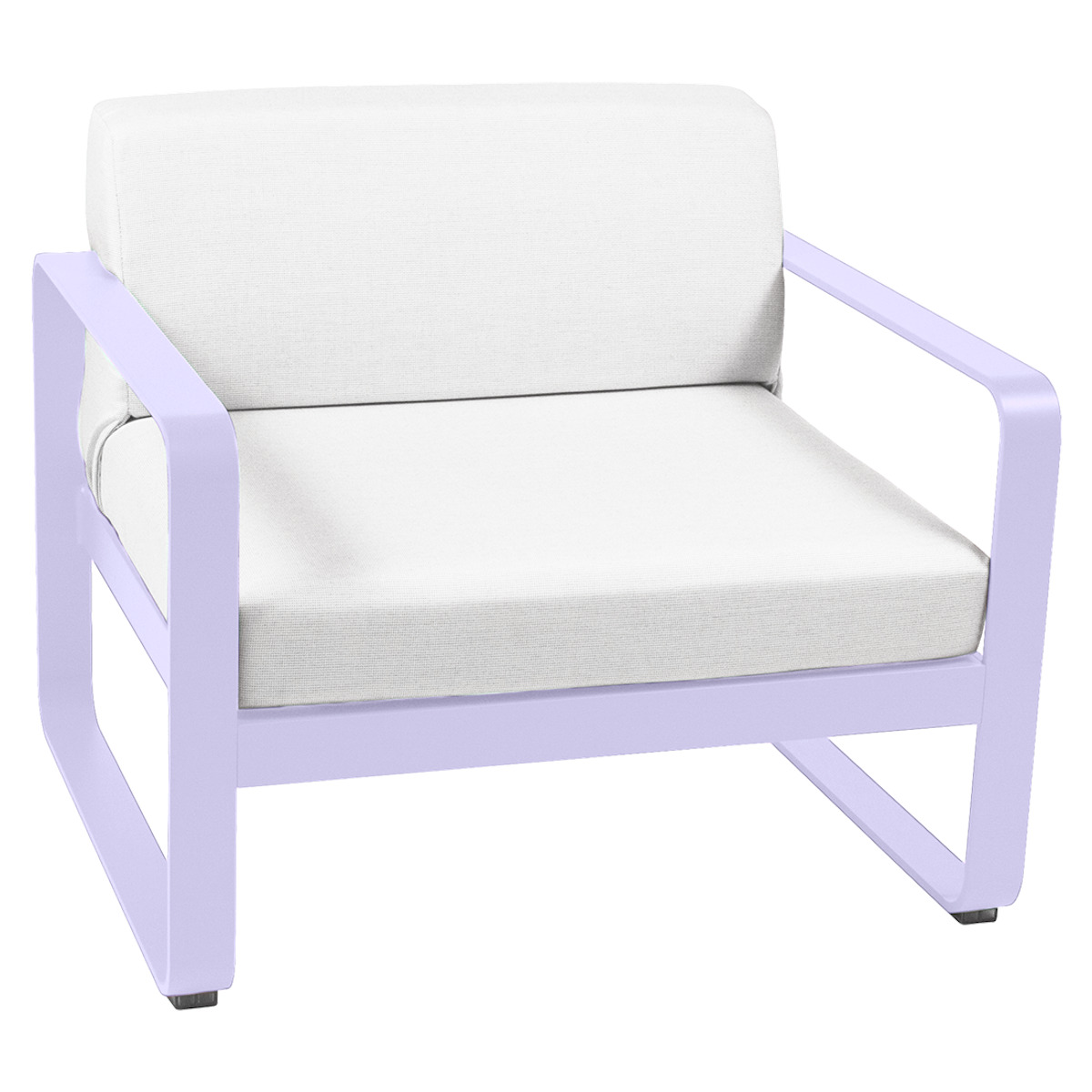Fauteuil de jardin BELLEVIE Fermob guimauve-blanc grisé 