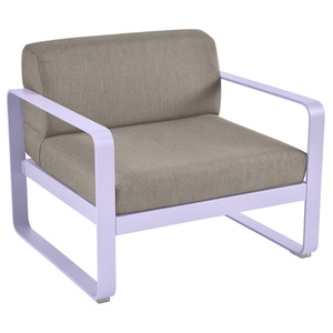 Fauteuil de jardin BELLEVIE Fermob guimauve-taupe grisé 