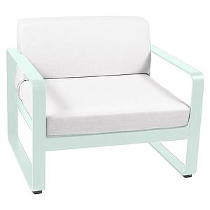 Fauteuil de jardin BELLEVIE Fermob menthe glaciale-blanc grisé
